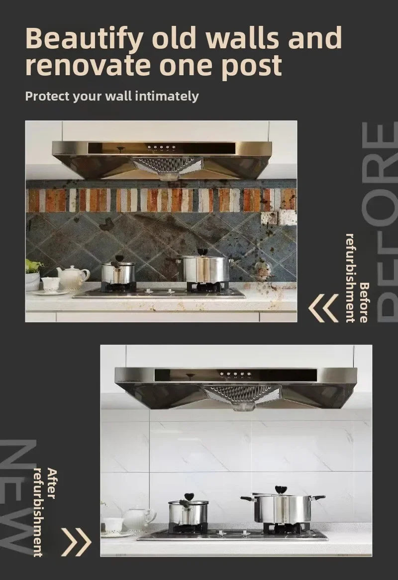 10PCS 30X30CM  Marble Gold 3D Wall Sticker Self Adhesive Tile Stickers Waterproof Oil Home Kitchen Bathroom Floor Sticker