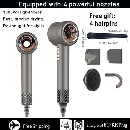 1600W Super Hair Dryer Leafless Hair dryer Personal Hair Care Styling Negative Ion Tool Constant Anion Electric Hair Dryers
