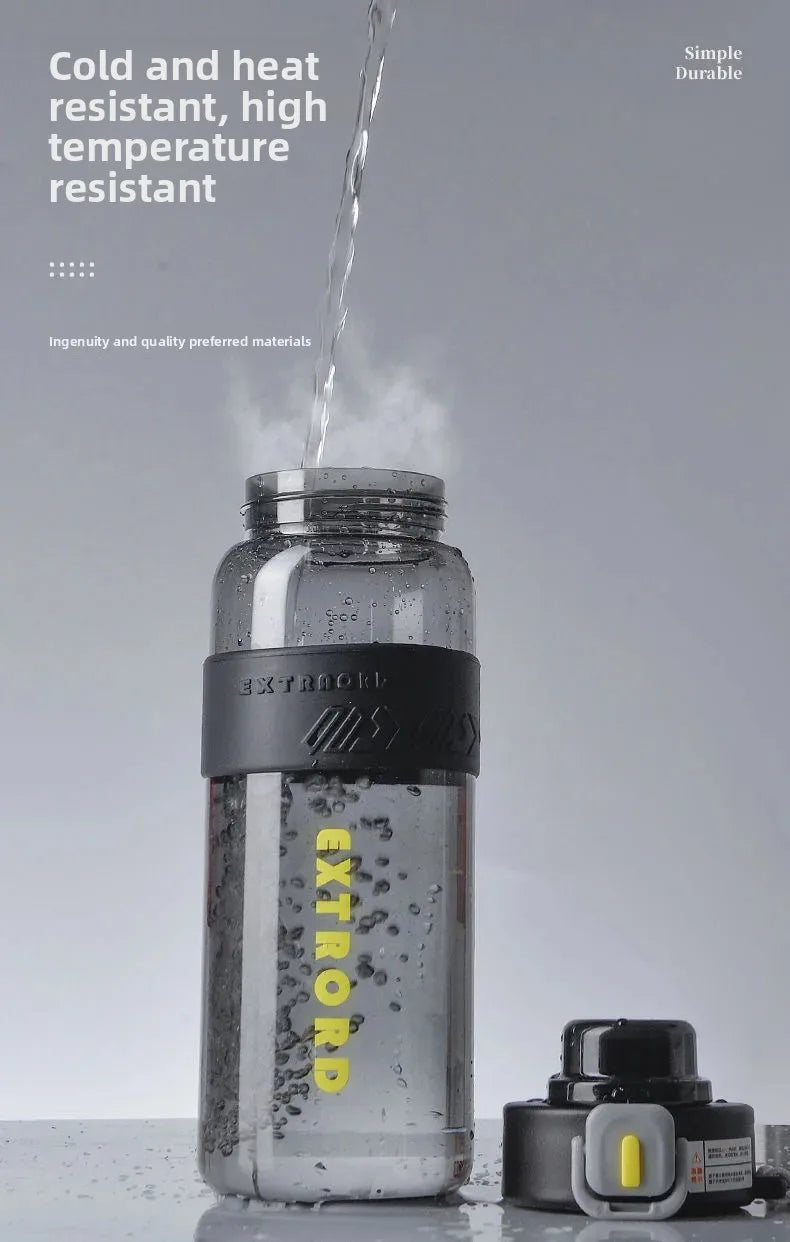 Large Capacity Plastic Straw Cup Simple Design Portable Sports Fitness Water Bottle for Students Outdoor Use Dedicated Personal.