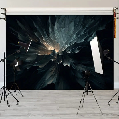 Pink Cherry Blossom & Moon Tapestry - Japanese Landscape Wall Decor for Living Room & Bedroom.