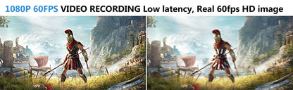 4K USB 3.0 Video Capture Card HDMI Bypass HDCP 1080P 60Hz HD Video Recorder Grabber For PS5 OBS Game Recording Live Streaming.