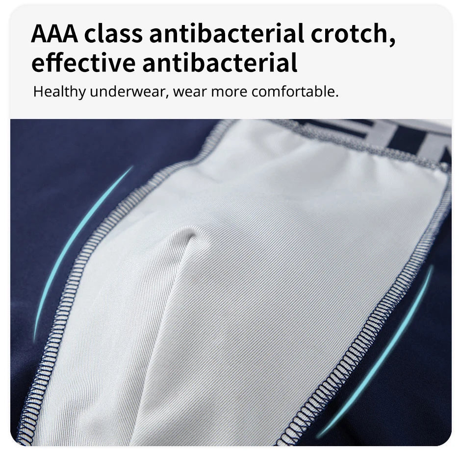 4/10-teilige Herren-Boxershorts für vier Jahreszeiten, Schwarz, modisch, lässig, Basic, vielseitig, Unterwäsche, Übergröße, Jugend-Sport-Basisshorts