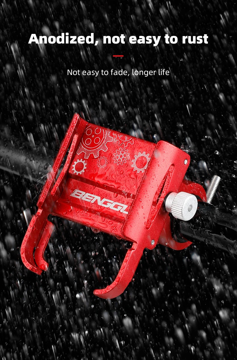 iBudim Bike Phone Holder 360 Rotation Bicycle Phone Holder for 4.7-7.0 inch Devices Motorcycle Handlebar Mobile Phone Stand.