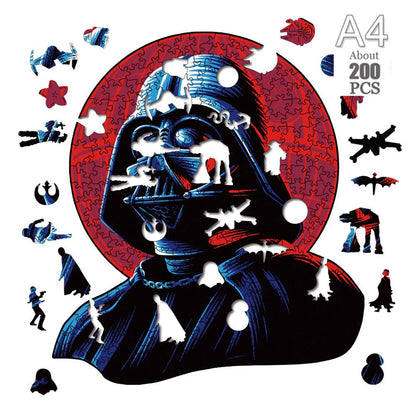 Movie Characters Wooden Puzzle Film Star Wood Jigsaws 2D Magic School Badge Character Jigsaw Toys for Kids