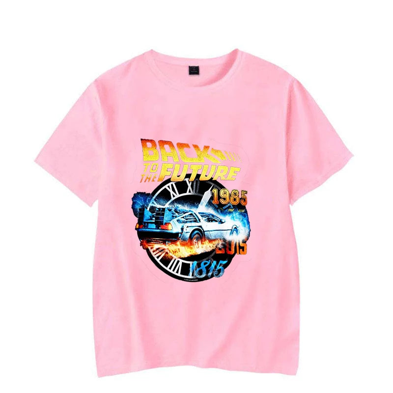 Hot Back To The Future T-Shirt Men Women Fashion Y2k Harajuku T Shirt Summer Cool Short Sleeve Hip Hop Top Tee.