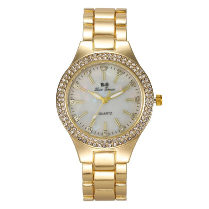 Fashion Casual Women Watch Elegant Luxury Brand Stainless Steel Strap Quartz Dress Watches For Woman Gifts.