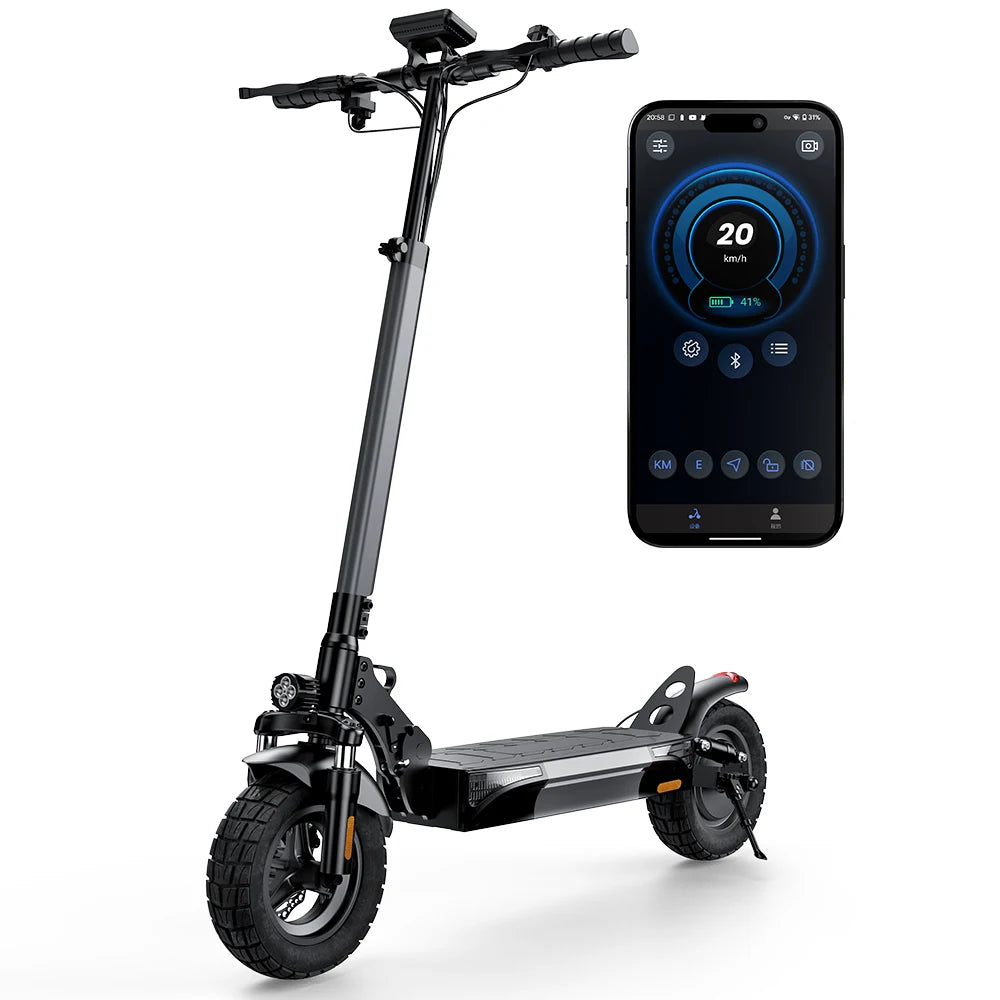 iScooter W9 Electric Scooter For Adults 1000W Motor 54.6V14Ah Battery 10  Inch Off Road Pneumatic Tires Foldable  E-scooter