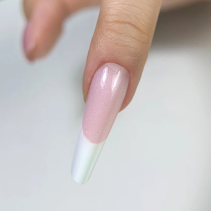 MSHARE 50g/250g Shimmer Pink White Acrylic Gel TPO Free Glitter Shiny Extension Acryl Hard Gel Nails Sculpting Construction.