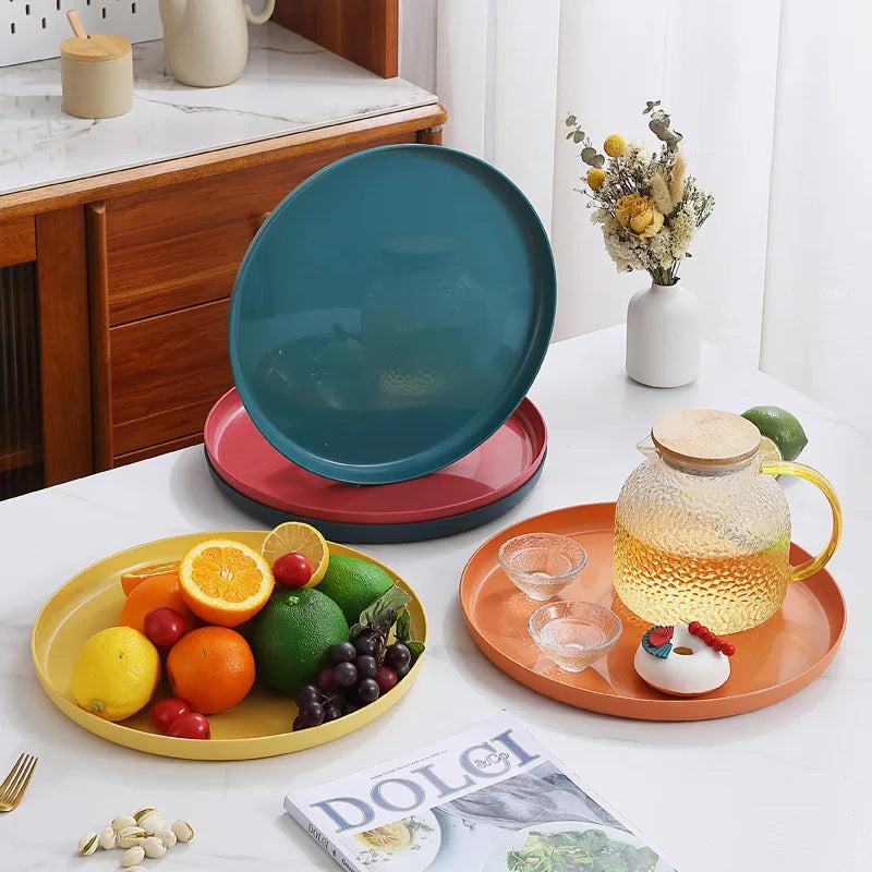 1/4/6PCS Wheat Straw Dinnerware Set Eco-friendly Safety Plates Cups Bowels Home Party Tableware Set Outdoor Camp Candy Colours.