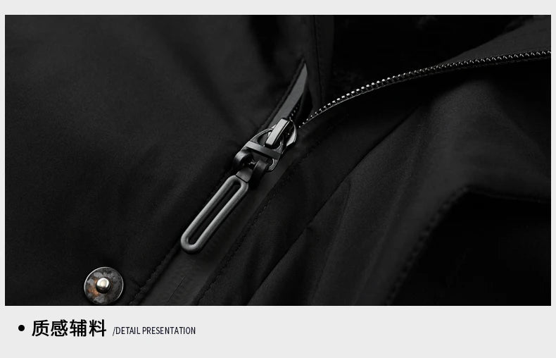 Top Grade Brand Casual Fashion Designer Warm Parka Coat Mens 2025 Newest Winter Jacket Quilted Windbreaker  Mens Clothes