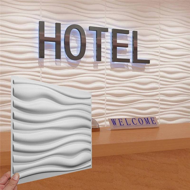 30x30cm Europe Fashion simple lines Decorative 3D Wall Panels Diamond Design 3d Wallpaper Mural Tile-Panel-Mold 3D wall sticker