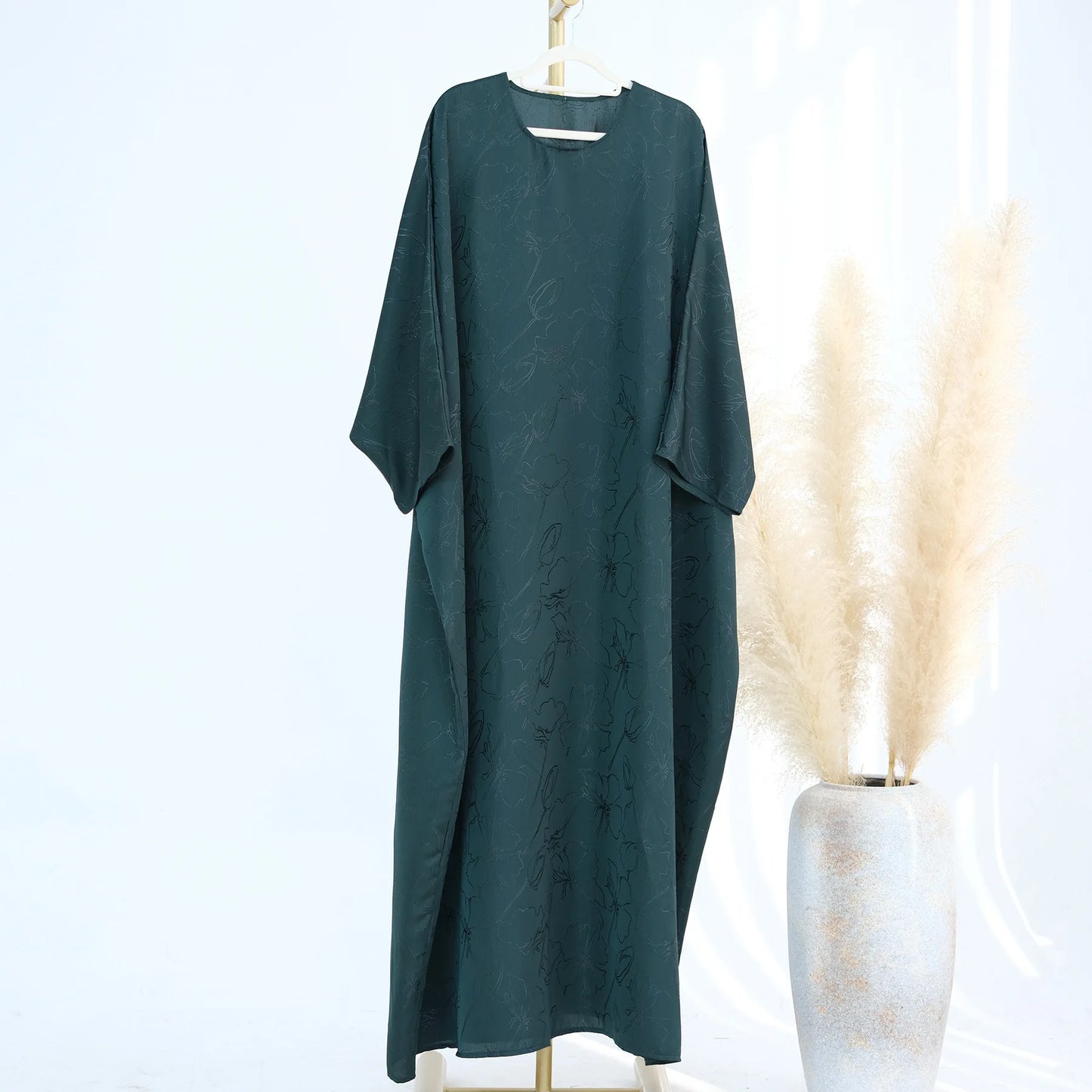 Luxury 2 Piece Muslim Outift Sets for Women Ramadan Dubai Hijab Abaya Dress Islamic Party Kaftan Robe Elegant Turkey Gown 2025