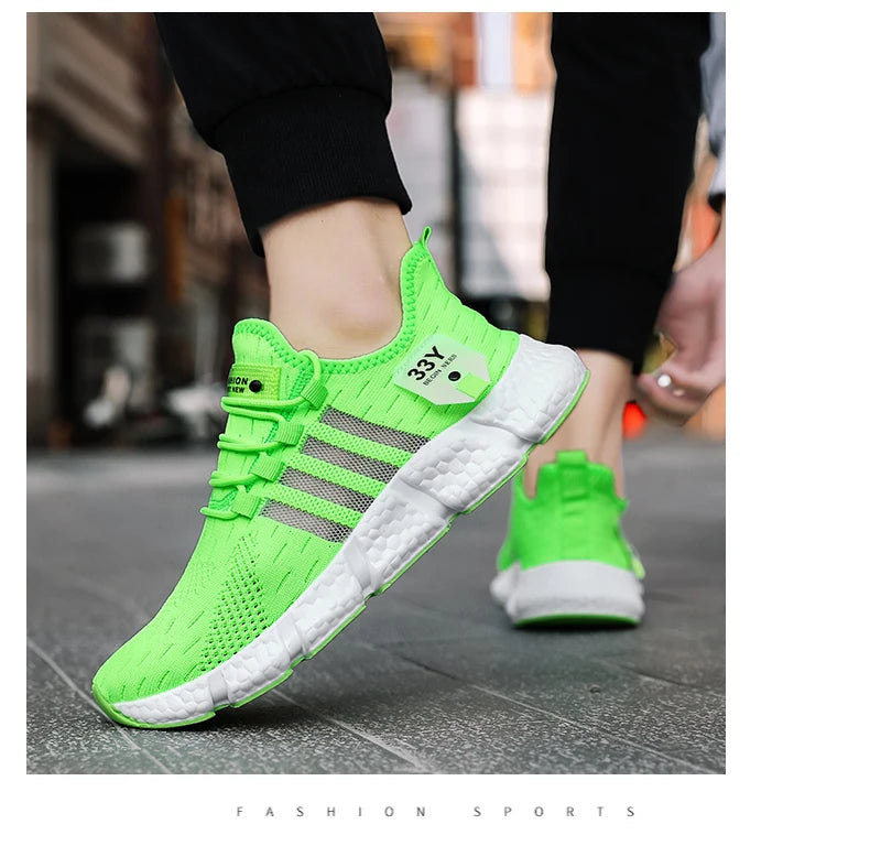 Atmungsaktives Mesh Männer Schuhe Trendy Leichte Fuß Wohnungen Plus Größe Männliche Tennis Turnschuhe Laufen Outdoor Fitness Schuhe 2024
