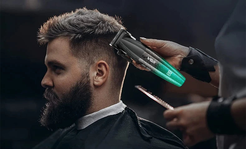 VGR Hair Clippers Professional Hair Trimmers Rechargeable Body Trimmer Electric Clippers Adjustable Hair Clippers Men V-640 s3.