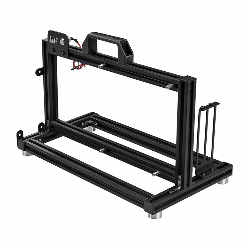 METALFISH ITX A4 Aluminum Open Frame Case, Vertical GPU, 240mm Cooler, Mini-ITX Compatible, DIY Gaming PC.