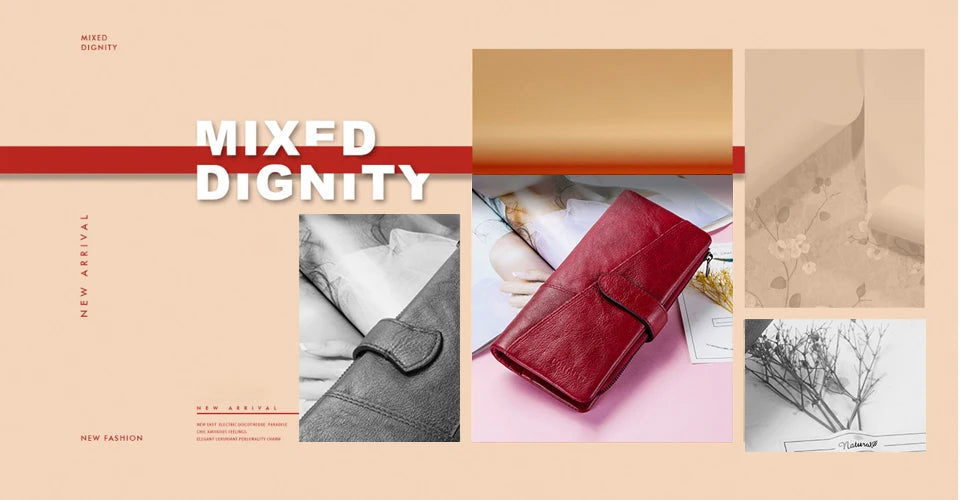 Contact's 100% Genuine Leather Wallet Women Long Coin Purse Hasp Design Clutch Bags Name Engraving Card Holder Wallets Cartera.