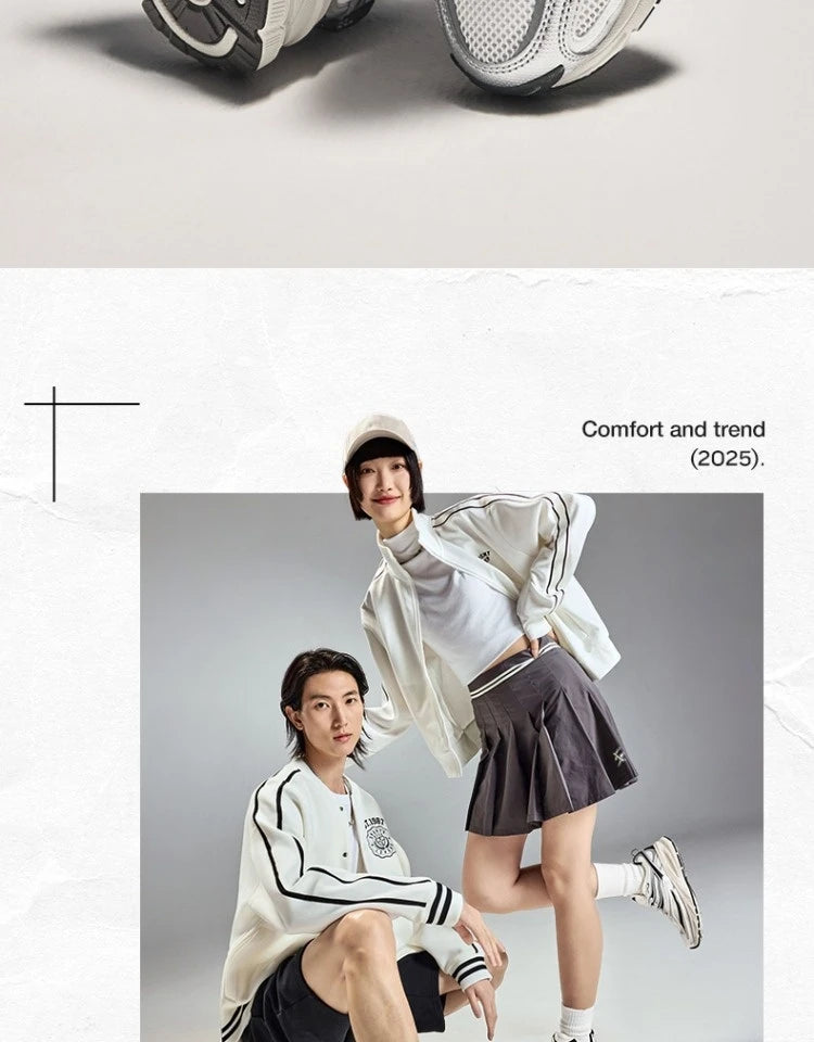 Xtep Little Basque 2 Freizeitschuhe für Herren, 20225, Sommer, Vintage, atmungsaktiv, bequem, rutschfest, langlebig 875219320017.