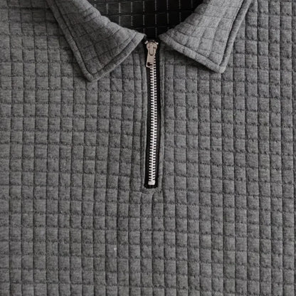 2024European and American Men's Spring and Summer Trends Youth Outdoor Lapel Small Plaid Short Sleeve Shorts Sports Suit.