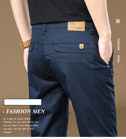 2024 Autumn New Men's Pants 97%Cotton Solid Color Work Wear Casual Pant Wide Korean Y2k Clothing Jogger Cargo Trousers Male.