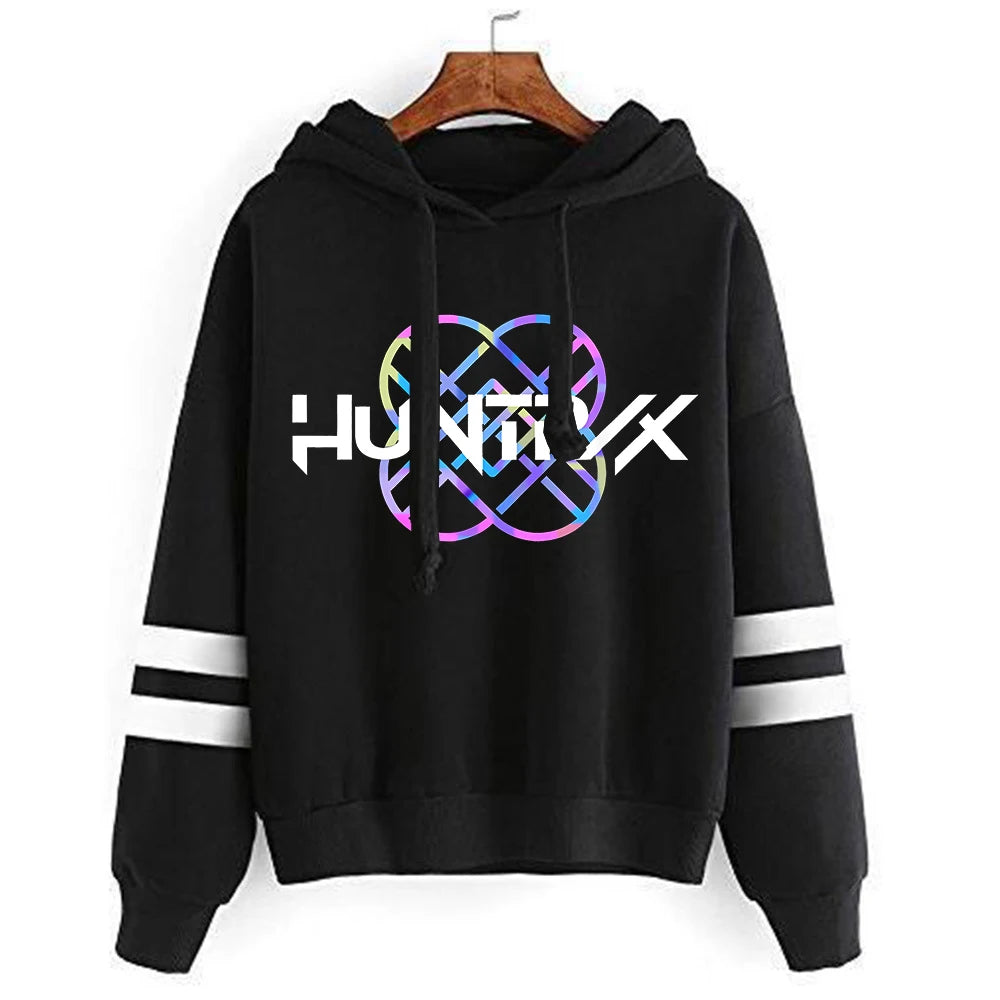 Kpop Demon Hunters Anime Hoodie Woman Clothing Saja Boys Cosplay Cartoon Graphic Sweatshirts Y2k Daily Casual Hooded Pullovers.