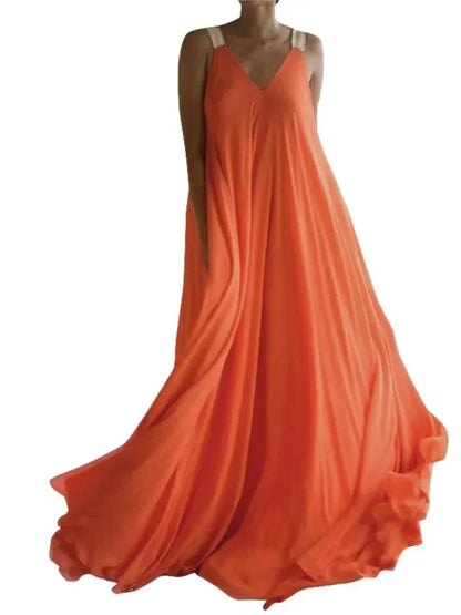 Sommer Frauen Boho Kleid Mode Spaghetti Strap Schwarz Ärmelloses Strand Party Casual Langes Kleid für Frauen Robe Neue 2023.