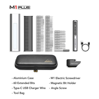 Arrow max m1 elektrische schrauben dreher set präzise magnetische bits 5-gang einstellbares drehmoment wiederauf ladbarer schnur loser schrauben dreher neu