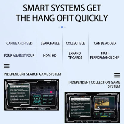 G11 Pro Retro Game Box 10000+ Built-in Classic Games HD Video Console Support Wireless Controllers for Retro Gaming Enthusiasts.