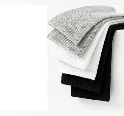 5 Pairs Pure Cotton Children Boy Socks Black White Grey Solid Color Unisex Breathable Sports School Socks Baby Girl Calf Socks