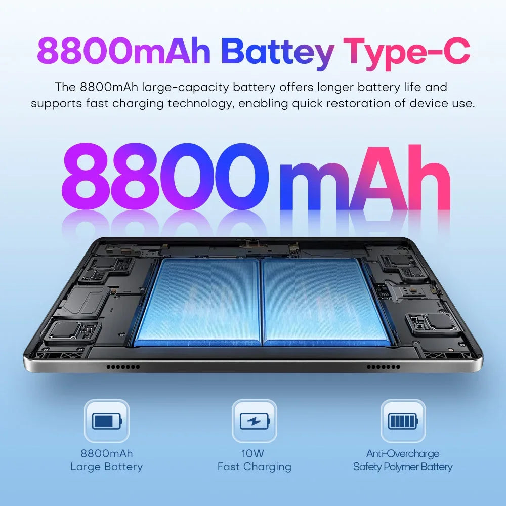 Original Tablet Pad 7 Ultra 11 Inch 16GB RAM 1TB ROM tablet Android 14 Core Pad Tablet PC Phone Dual Wifi tablette  8800mah.