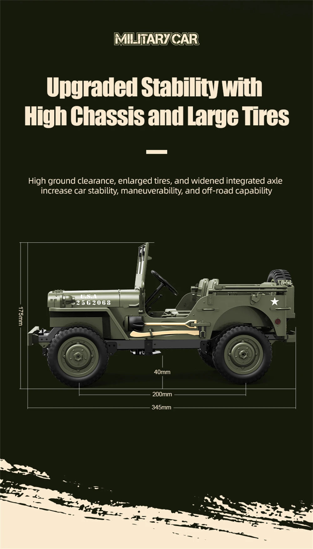 JJRC C8815 RTR 1/10 2.4G 4WD RC Car Off-Road Climbing LED Light Optional Winch Canopy Metal Frame Rock Crawler Vehicles Models.