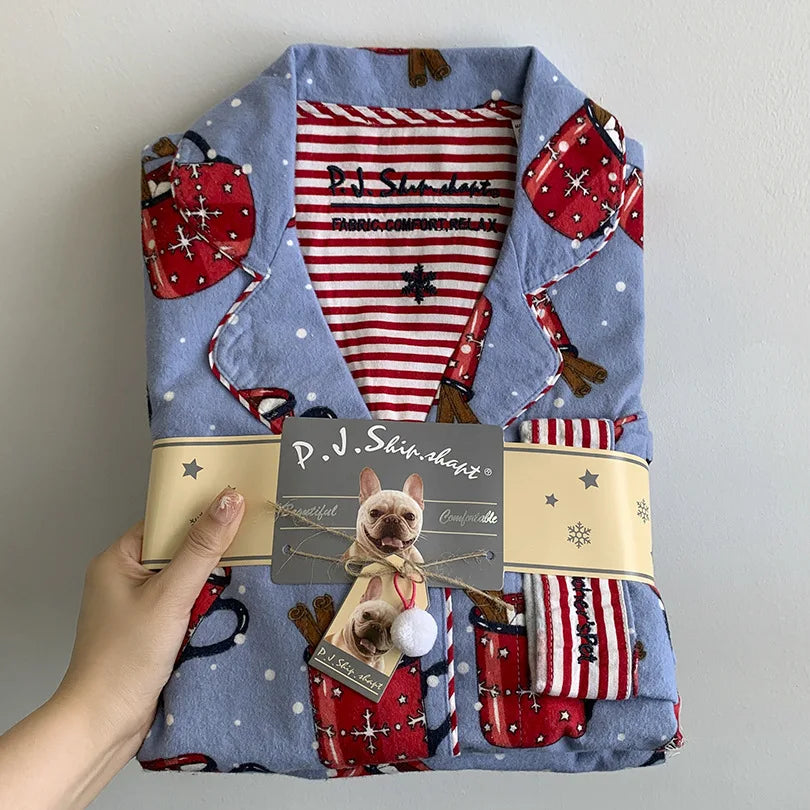 Matching Pajamas 2 Piece Set Women Pj Sets Women 2 Piece Set Outfit 100% Cotton Pajamas for Women Loungwear Set Loose Sleepwear.