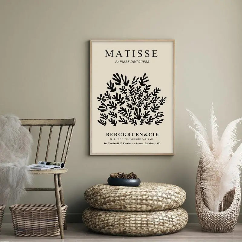 Abstract Yayoi Kusama Orange Wall Art Matisse Mark Rothko Posters and Prints Flower Market Canvas Painting Mural Decoration.