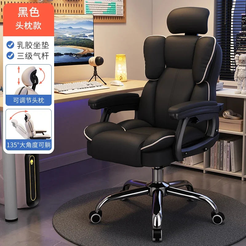 Rückenstütze Bürostuhl Armlehne Ergonomischer drehbarer mobiler Gaming-Stuhl Computertisch Chaise De Bureaux