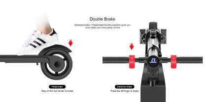 HX X6 electric scooter Foldable 350W 25KM/H Electric scooters 7.5AH 36V E Scooter 5.5 Inch Escooter for Adults