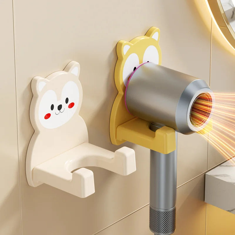 1 Stück Haartrocknerhalter Wandtrockner Wiege Glätteisen Ständer Haartrockner Organizer Box Kunststoff Haartrockner Ständer Badezimmer Organizer