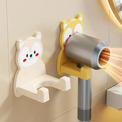 1 Stück Haartrocknerhalter Wandtrockner Wiege Glätteisen Ständer Haartrockner Organizer Box Kunststoff Haartrockner Ständer Badezimmer Organizer