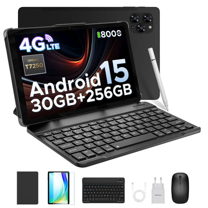 DOOGEE Tab G6 2 IN 1 Smart Tablet PC 11'' Screen Android 15 30GB RAM(6+24) 256GB ROM 8000mAh Battery Dual Speakers Widevine L1.