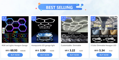 Sechskant-LED-Anschlüsse, 2-polig, V/Y/L/T/I-Anschlusskabel für LED-Lampen, geeignet für eingefügte Sechskant-Lichtröhre 110–240 V.