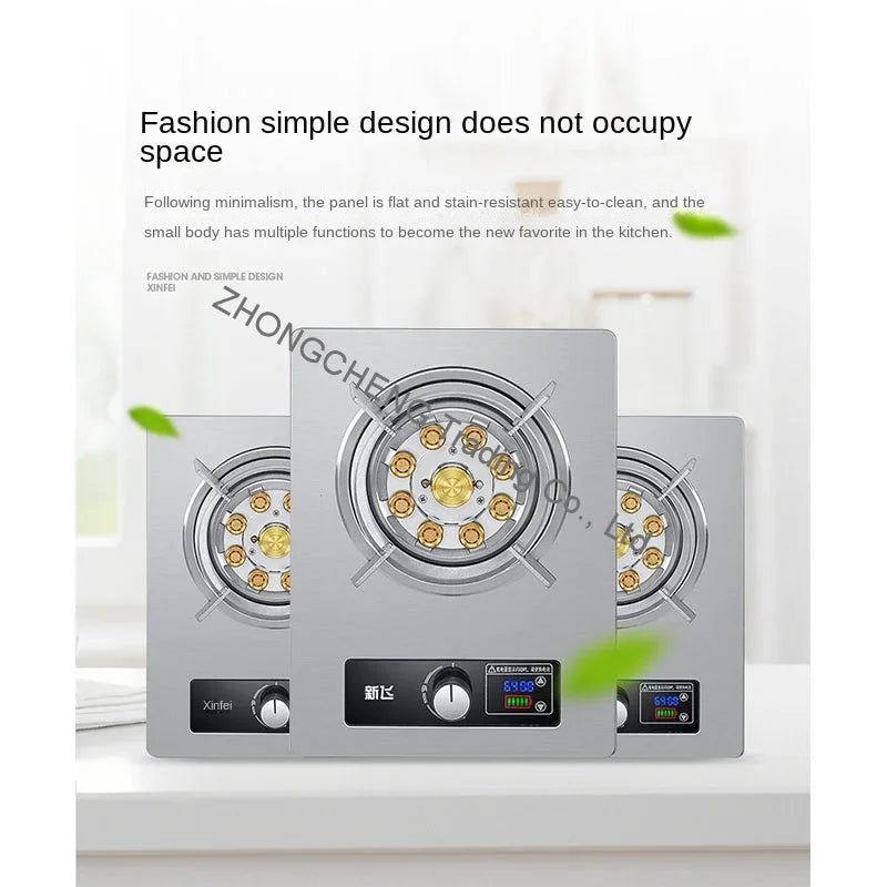 7kw Gas Cooktop Single Stove Household Liquefaction Gas Stove Single Coal Desktop Embedded Single Gas Stove 4.5 KW/5.2kw/