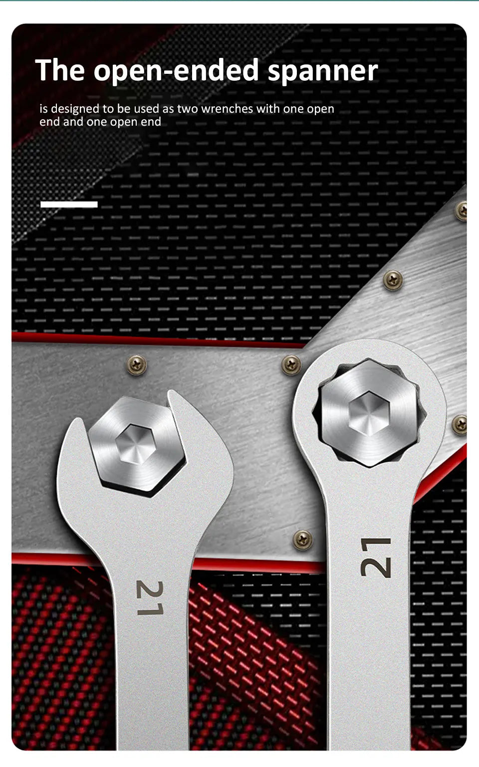 Ultradünner Schraubenschlüssel-Satz mit offenem Ende, 6–27 mm, Pflaumenschlüssel-Kombination, universelles Ratschenschlüssel-Set mit zwei Köpfen, Auto-Reparaturwerkzeuge