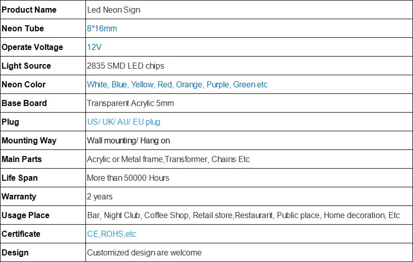 Custom Neon Led Sign Personalised Neon Light Room Decoration DIY Wedding Party Birthday Store Business Name Design.