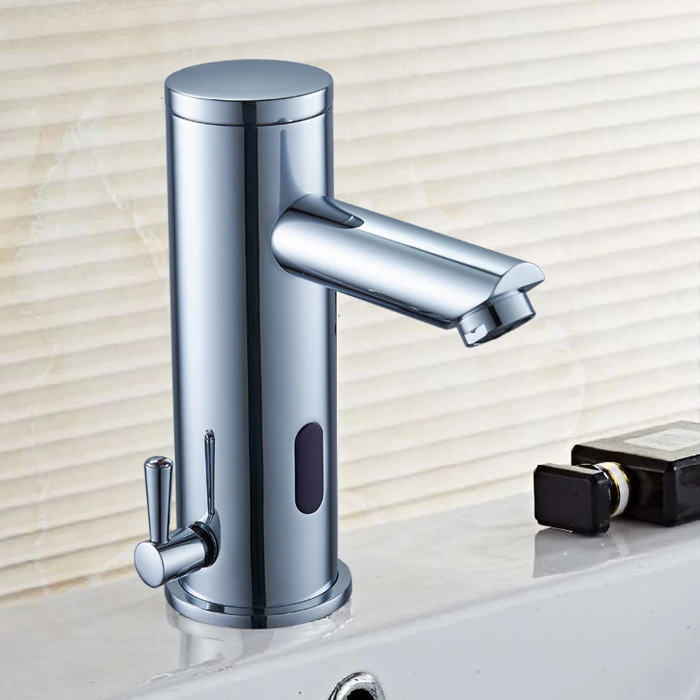 Infrared Bathroom Tap Bathroom Single Lever Faucets non-contact sink faucet Automatic Hand Basin Faucets