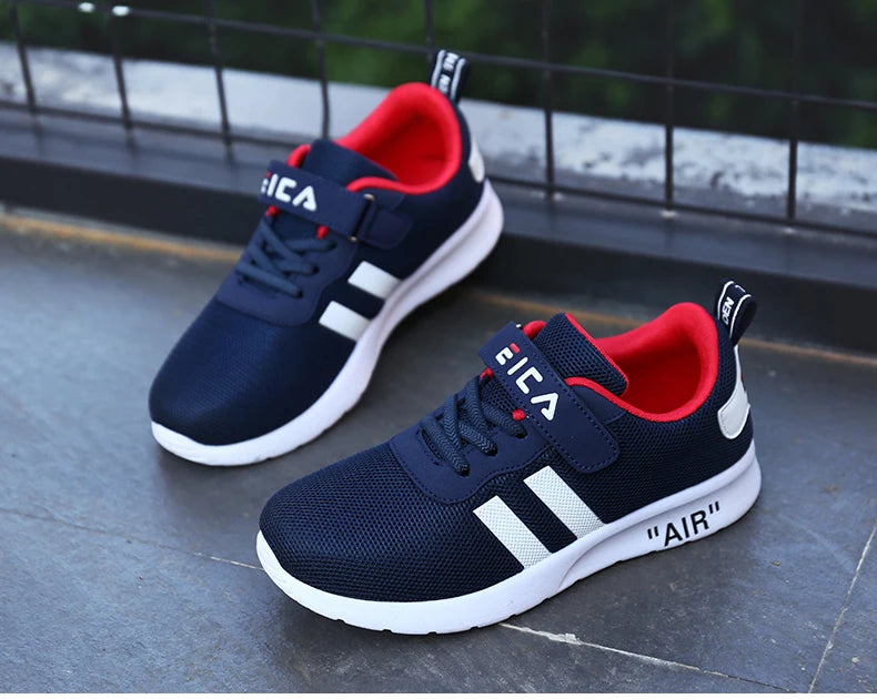 Kids Fashion Sneakers Boys Girls Tennis Shoes Mesh Breathable  Running Shoes Lightweight Outdoor Children's Sports Walking Shoes.