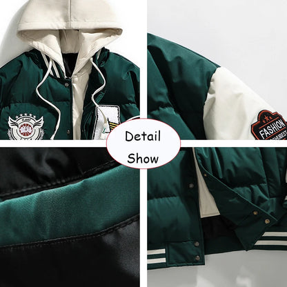 2025 New Winter Men Outdoor Windbreak Warm Travel Jacket Men Autumn Hooded Casual Fashion Sport Brand Loose Jacket Male Coat Top.