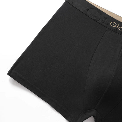 5 stück Pack Schwarz Gold Luxus Marke Baumwolle Boxer Shorts Männer Unterwäsche Weiche Männliche Unterhose für Männer Briefs Boxershorts Sport So