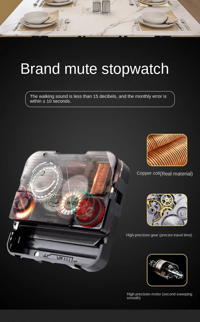 13-Zoll-Wanduhr mit verheißungsvollem Hirsch, nordisches kurzes Design, Wohnzimmer-Dekoration, Küche, Stummschaltung, Uhren, Kunst, Wanduhr, Heimdekoration, NEU