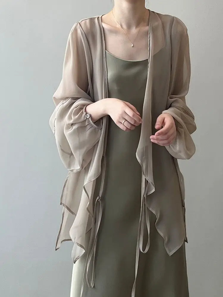 Jacken Frauen Elegante Sommer Sun-proof Zarte Mode Täglichen Lose Einfache Feste Alle-spiel Grundlegende Stilvolle Koreanische stil Puff Hülse.