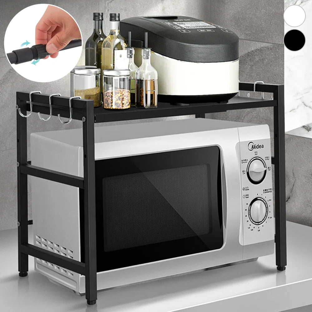 Microwave Storage Rack Microwave Oven Shelf Stand Rack Modern Kitchen Storage Rack Kitchen Microwave Organizer.