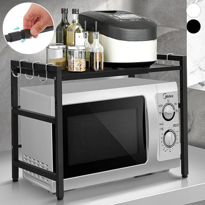Microwave Storage Rack Microwave Oven Shelf Stand Rack Modern Kitchen Storage Rack Kitchen Microwave Organizer.