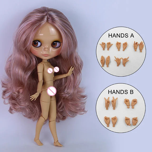 ICY DBS blyth doll 1/6 bjd toy joint body white skin shiny & matte face 30cm on sale special price toy gift anime doll